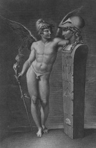 El espíritu de la libertad establece el imperio de la sabiduría en la tierra, después de 1791 de Jacques Louis Perée