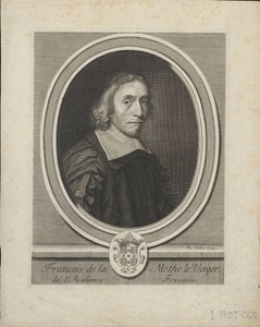Retrato de François de La Mothe le Vayer 1588-1672, ca. 1695 de Jacques Lubin