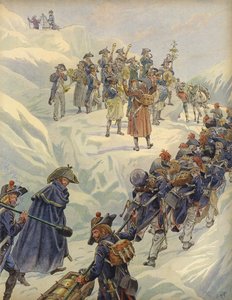 Paso del San Bernardo de Jacques Marie Gaston Onfray de Breville (Job)