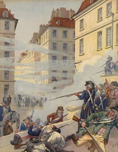 Malestar revolucionario en las calles de Francia de Jacques Marie Gaston Onfray de Breville (Job)