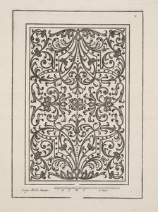 Diseño para Parterre, del Theatre des Plans et Jardinages, pub.1652