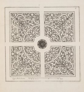 Diseño para Parterre, del Theatre des Plans et Jardinages, pub.1652