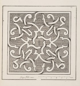 Diseño para Parterre, del Theatre des Plans et Jardinages, pub.1652