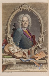 Retrato de Jean-Baptiste Oudry de Jacques Nicolas Tardieu