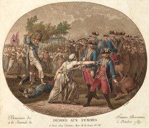 Valentía de las parisinas el 5 de octubre de 1789: dedicado a las mujeres