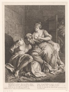 Cimon door Pero gevoed (Caritas Romana) de Jacques Philippe Le Bas