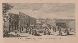 Jardín de flores del Château de Rambouillet