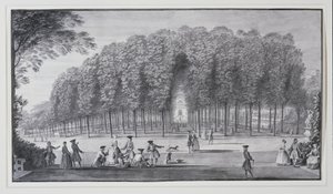 La arboleda de álamos, Villa Chiswick de Lord Burlington
