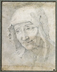 Cabeza de una anciana de Jacques Stella