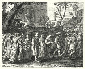 La boda del pueblo de Jacques Stella
