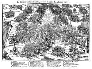 Batalla de San Denis, Guerras Religiosas Francesas, 10 de noviembre de 1567, 1570 de Jacques Tortorel