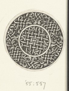 Medallón con cestería Diseño para orfebres (título de la serie) de Jacques Vauquer