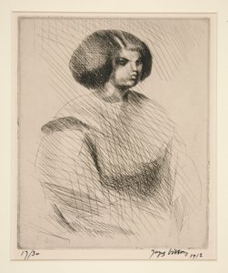 La petite mul? Tresse (mulata joven) de Jacques Villon