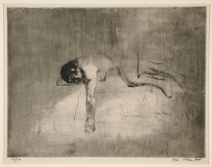 Nu sofá? (Desnudo reclinado) de Jacques Villon