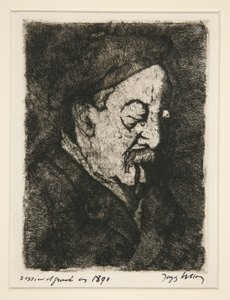 Retrato del pintor-grabador Emile Nicolle (Retrato del pintor-grabador Emile Nicolle) de Jacques Villon