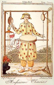 Músico chino, 1806