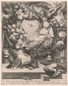 La Anunciación de Jacques de Gheyn II