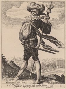 Coronel de Jacques de Gheyn II after Hendrik Goltzius