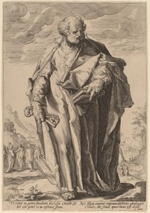 San Pedro de Jacques de Gheyn II, after Hendrik Goltzius