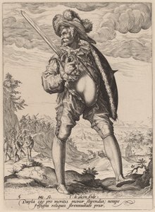 Abanderado de Jacques de Gheyn II after Hendrik Goltzius