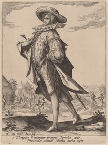 Tesorero de Jacques de Gheyn II after Hendrik Goltzius