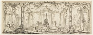 Diseño para una Decoración Ornamental de Jacques de Lajoüe