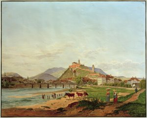 Vista de Graz de Jakob Alt