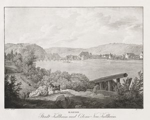 Baiern, Stadt Kellheim und Colonie Neu-Kellheim de Jakob Alt