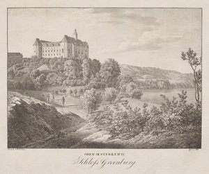 Ober-oesterreich, Schloss Greinburg de Jakob Alt