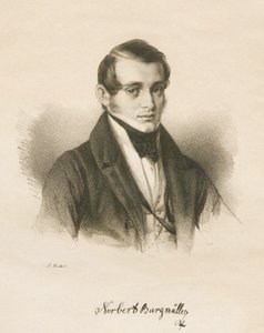 Retrato del compositor Norbert Burgmüller 1810-1836, 1836