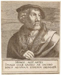 Retrato del artista Lucas Gassel