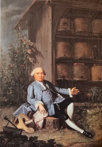 Alemán: Retrato de Vincenz Frisching (1727-1790), miembro del Gran Consejo, terrateniente en Uttigen.