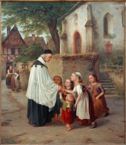 El párroco del pueblo de Jakob Fürchtegott Dielmann