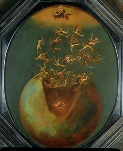 Caída de Satanás y los ángeles rebeldes del cielo de Jakob Isaaksz Swanenburgh