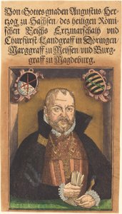 Augustus Hertzog zu Sachsen de Jakob Lucius the Elder