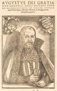 Augustus Hertzog de Sajonia de Jakob Lucius the Elder