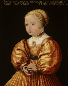 Retrato de Ana de Austria a los dos años, 1530 de Jakob Seisenegger