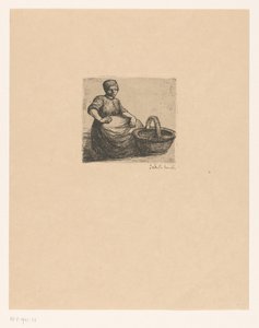 Campesina con cesta
Esposa del granjero (título en el objeto) de Jakob Smits (signed by artist)