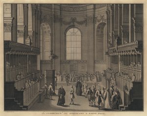 Comunión anglicana en la Catedral de San Pablo, Londres de Jakob van der Schley