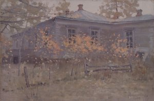 Casa de campo en otoño, 1902