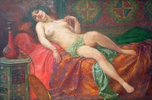 Odalisca descansando de Jakub Obrowsky