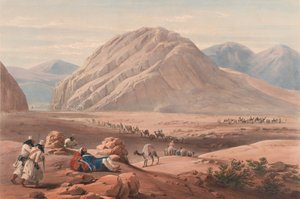Vista de la Montaña Baba-Naunee, c.1839 de James (after) Atkinson