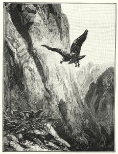 Nido de águila en el Monte Sinaí de James (after) Clark
