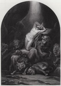 Daniel en el Foso de los Leones de James (after) Northcote