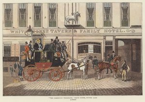 "El Telégrafo de Cambridge", White Horse, Fetter Lane