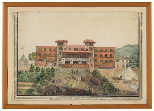 La Maison a Peshawur de Monsieur le General Avitabile, Lugmanee, Khohistan de James (after) Rattray