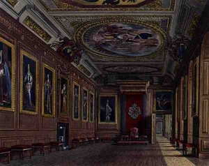 La Cámara de Presencia del Rey, Castillo de Windsor, de 