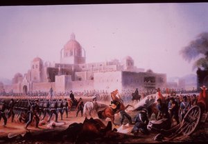 Guerra Mexicano-Estadounidense (1846-48), tropas estadounidenses atacan San Mateo en Churubusco de James (after) Walker