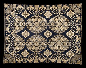 Cobertor de doble tela de Agricultura y Manufacturas, c. 1821-1828 (lana y algodón) de James (attr.to) Alexander