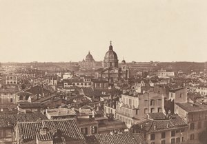 Vista de Roma,c. 1855 (foto) de James (attr.to) Anderson